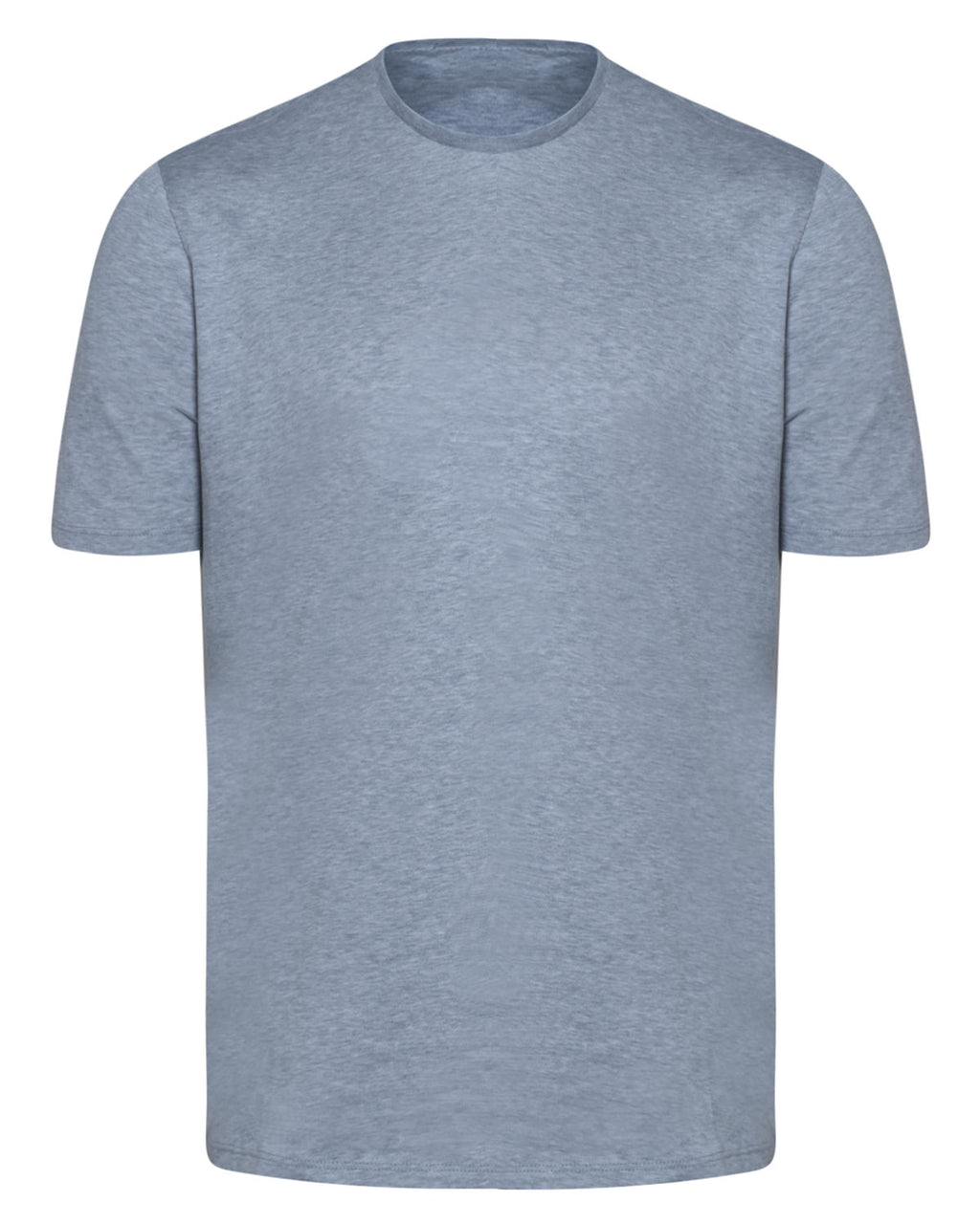 Heather Grey Giza Cotton Short Sleeve T-Shirt