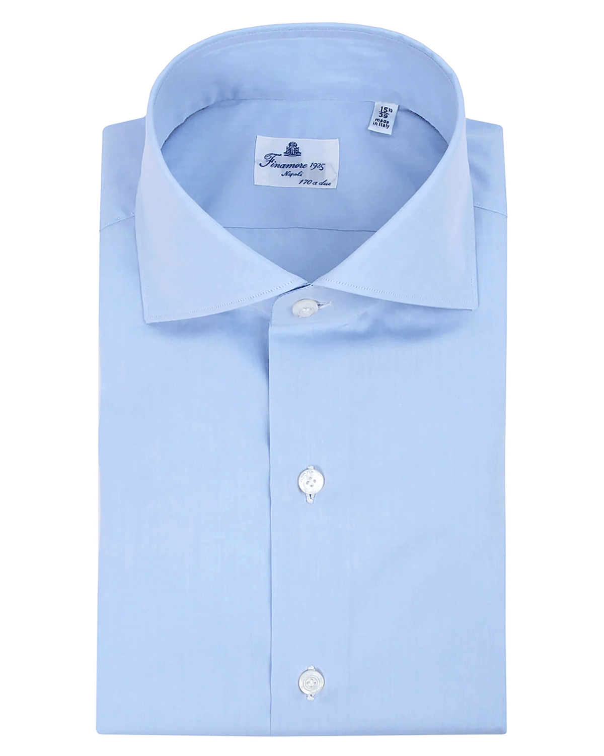 Blue Basic Napoli 170 Cotton Dress Shirt