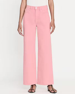 Le Jane Wide Crop Jean in Washed Dusty Pink