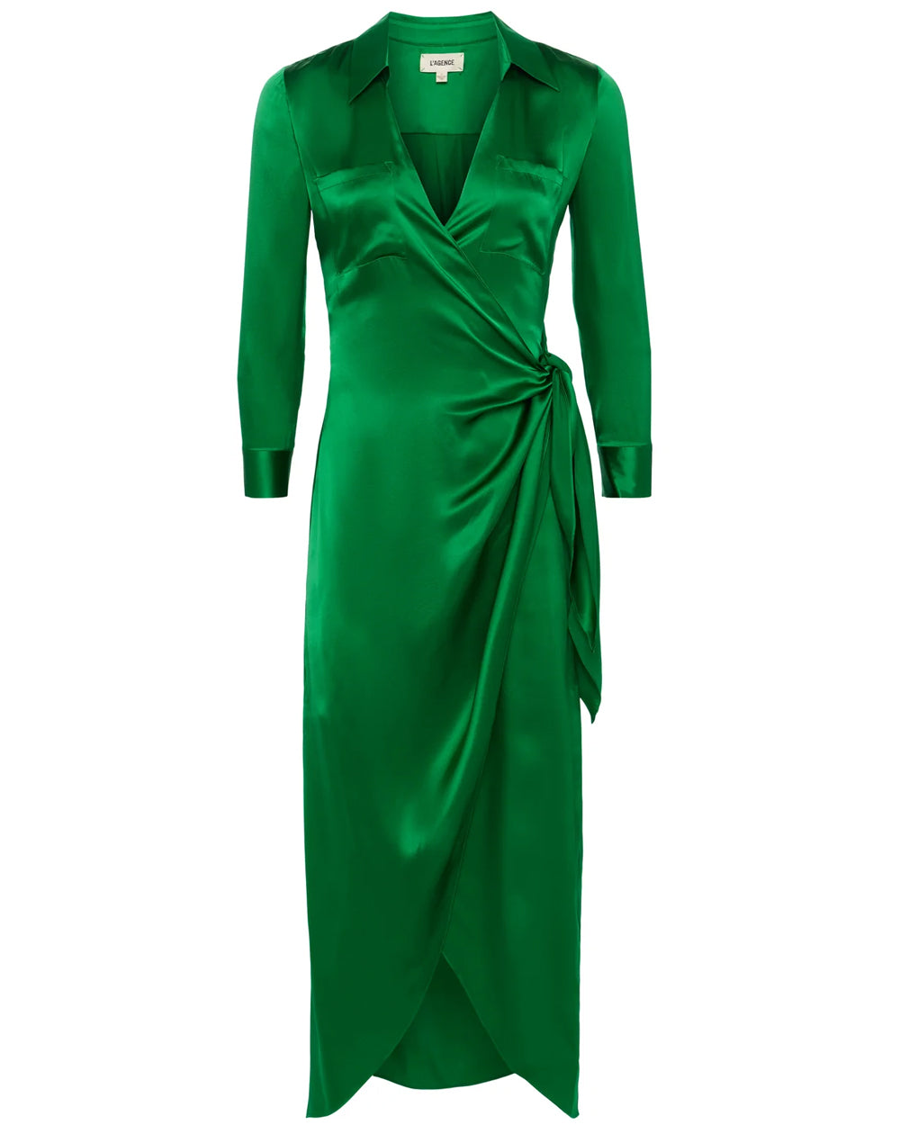 Sea Green Kadi Wrap Dress