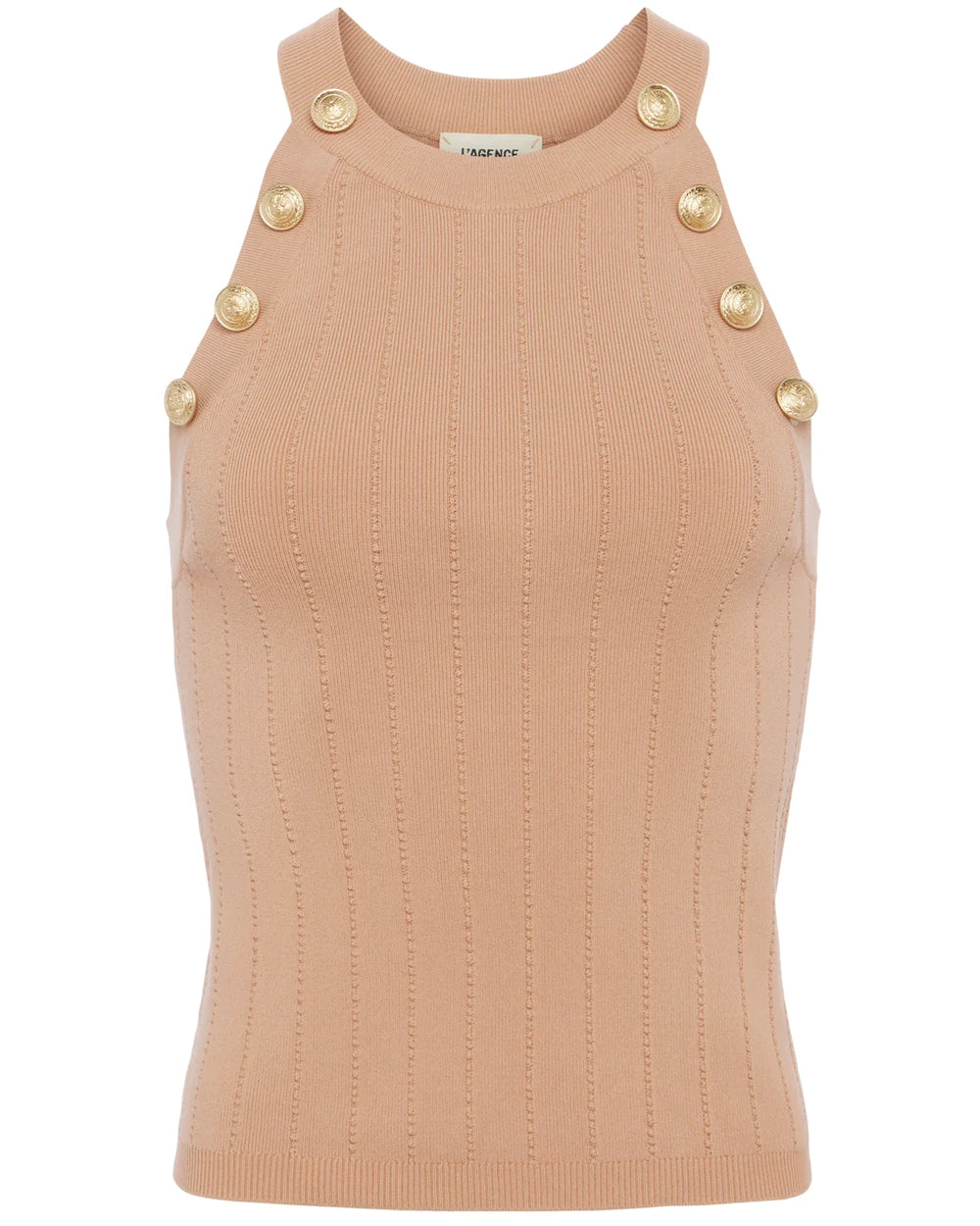 Toffee High Neck Rosemary Tank