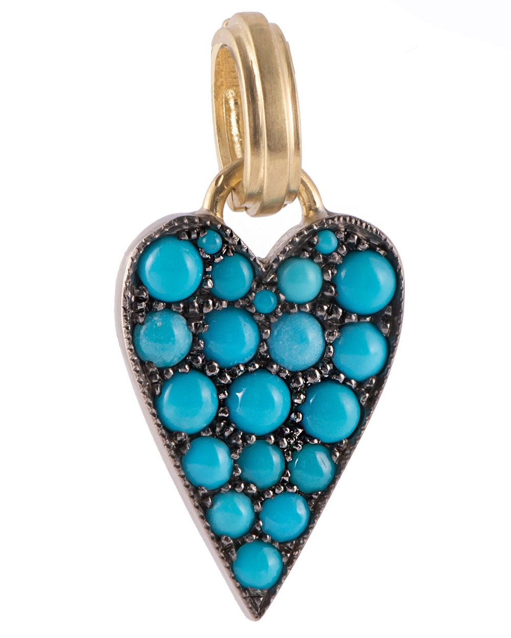 Small Turquoise Heart Pendant