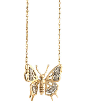 Vintage Butterfly Necklace