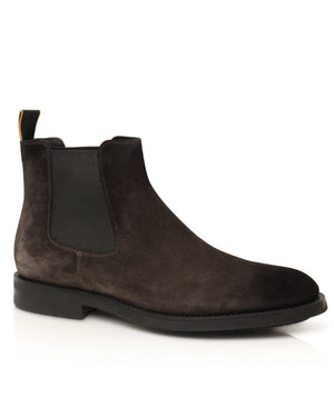 Chelsea Boot with Rubber Sole in Grey