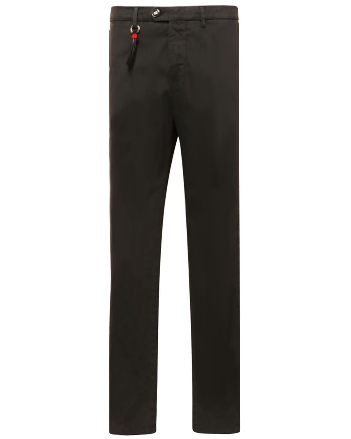 Semi Dress Flat Front 5 Pocket Pant in Charcoal
