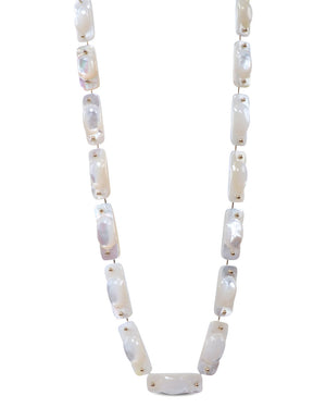 Mother of Pearl Tiles Necklace