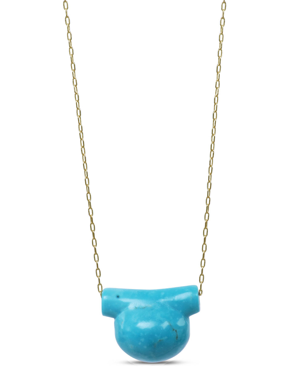 Turquoise Etruscan Bead Necklace