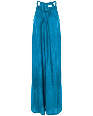 Turquoise Odiue Braided Slip Dress