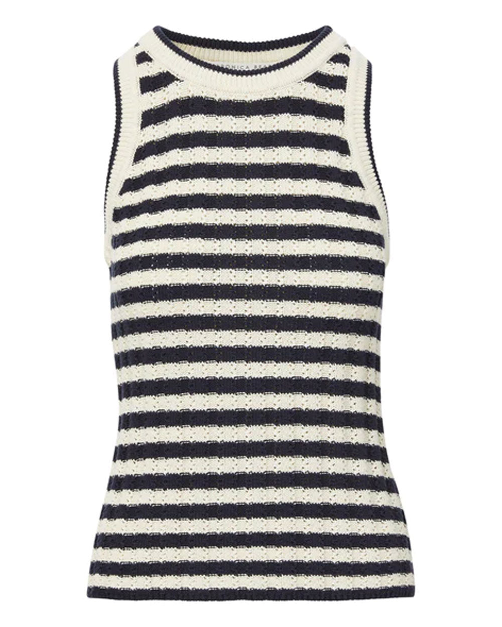 Veronica Beard Jerrel Striped Knit Tank Stanley Korshak