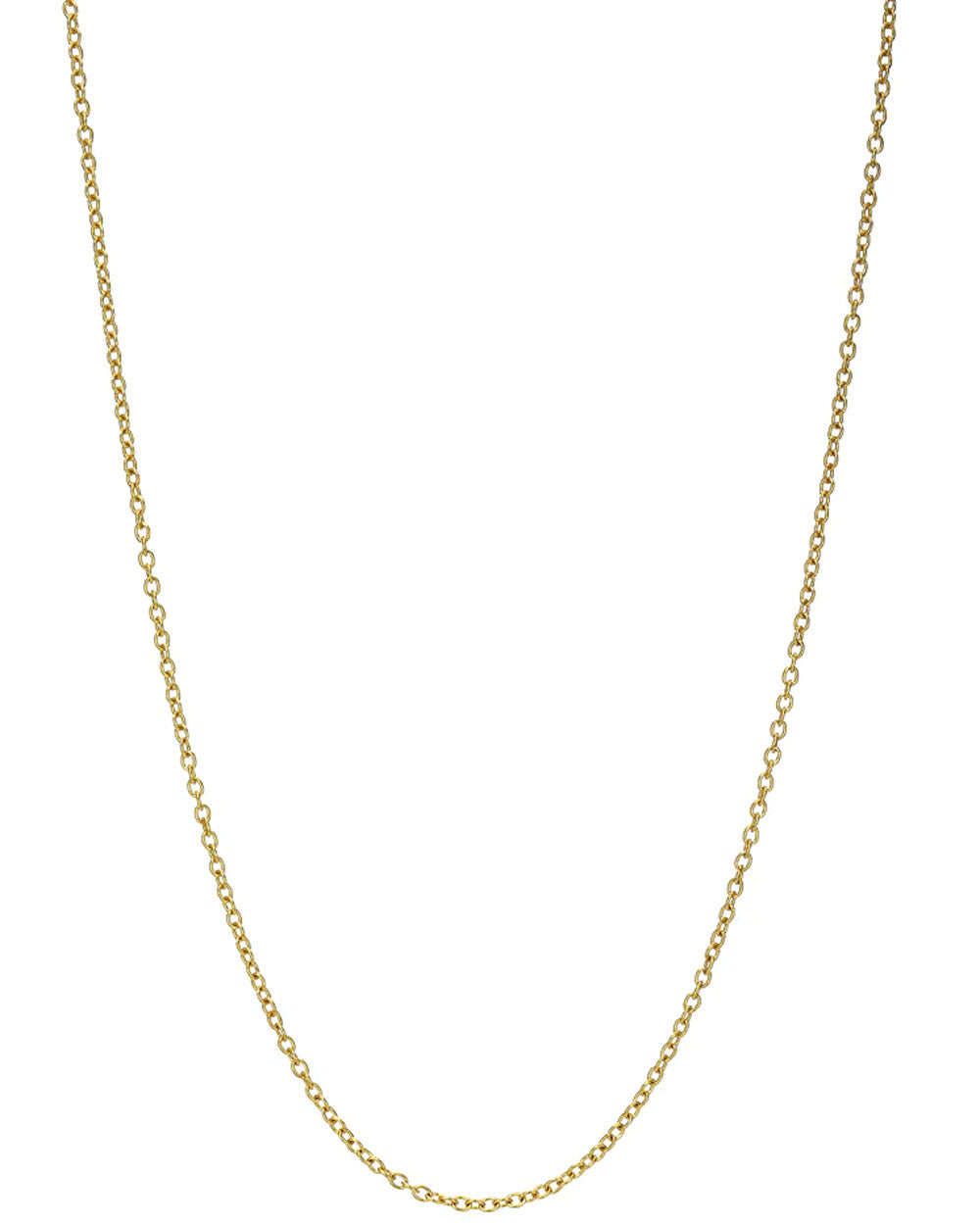 14k Yellow Gold Small Rolo Chain Necklace