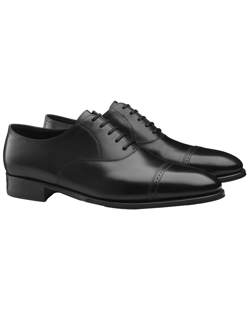 John Lobb Philip II Oxford in Black – Stanley Korshak