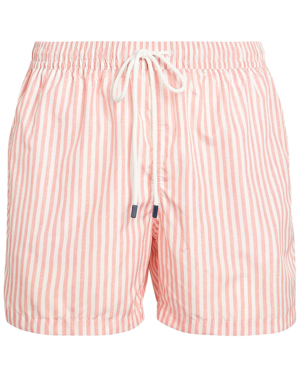 Coral Stripe Swim Trunk