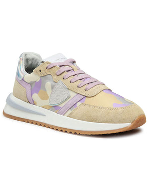 Tropez 2.1 Sneaker in Camo and Violet