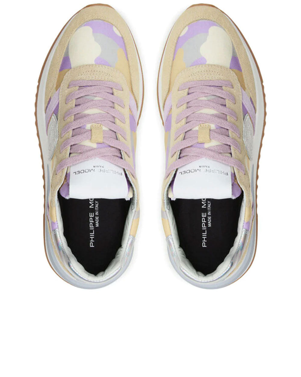 Tropez 2.1 Sneaker in Camo and Violet