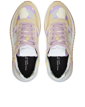 Tropez 2.1 Sneaker in Camo and Violet