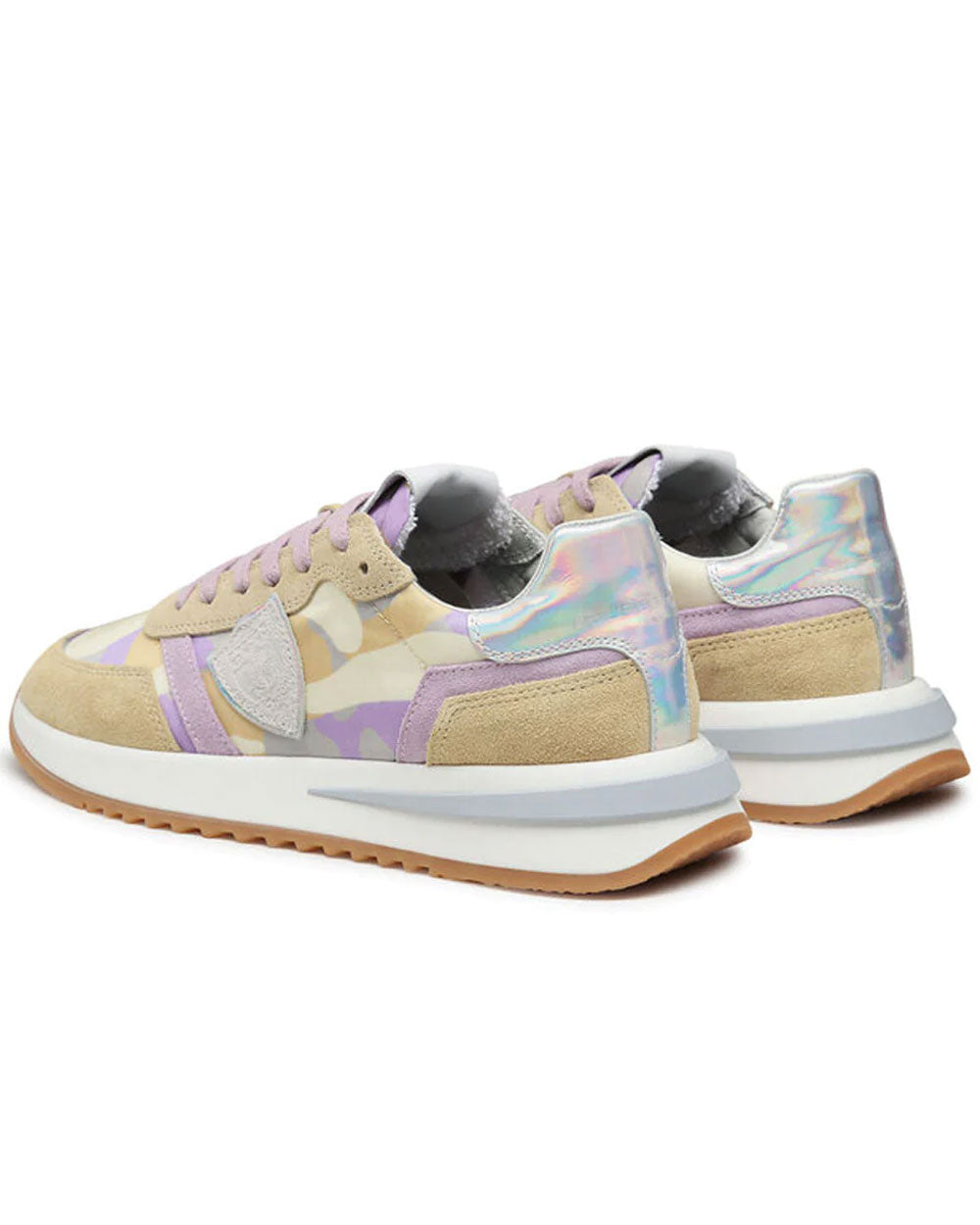 Tropez 2.1 Sneaker in Camo and Violet