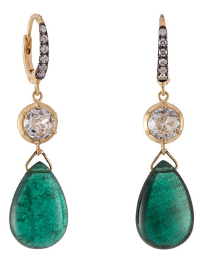 Zambian Emerald Earrings