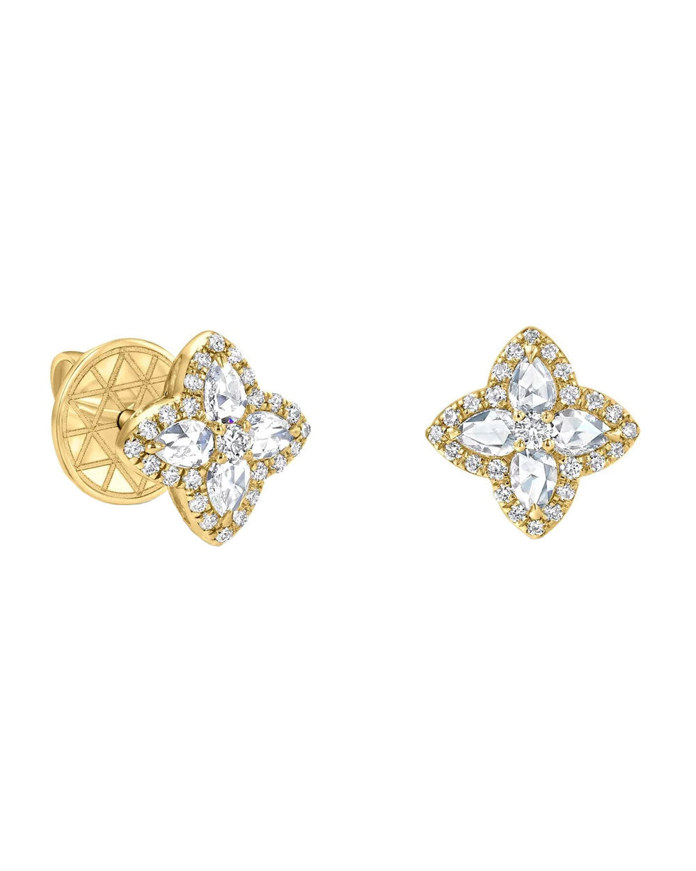 Blossom Diamond Stud Earrings