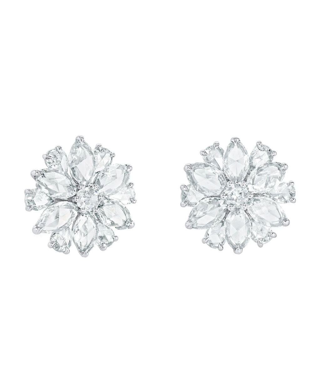 Eclat Diamond Explosion Stud Earrings