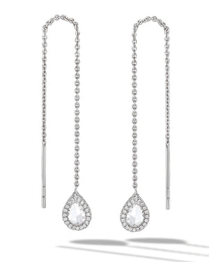 Needle And Thread Diamond Earrings