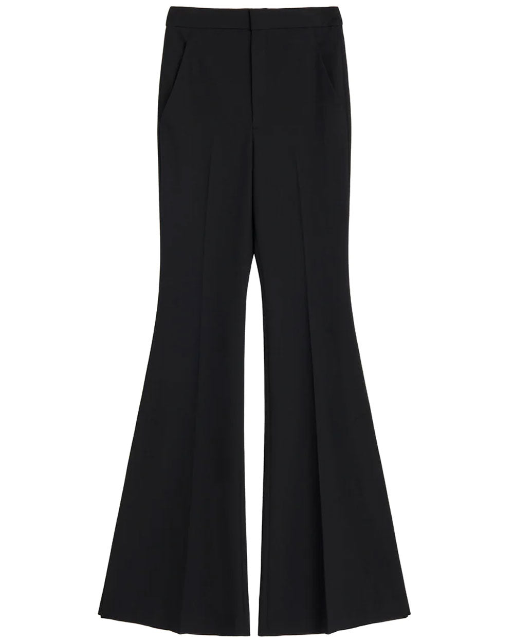 Black Anders High-Rise Flared Pant