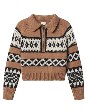 Camel Multi Carter Sweater