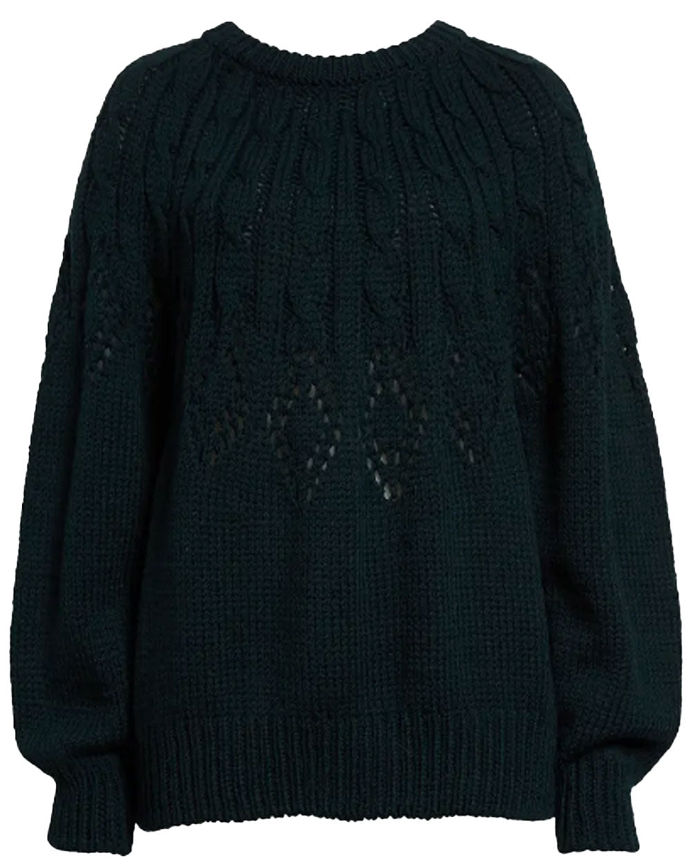 Montie Sweater in Deep Emerald