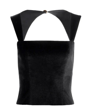 Black Keria Sleeveless Top