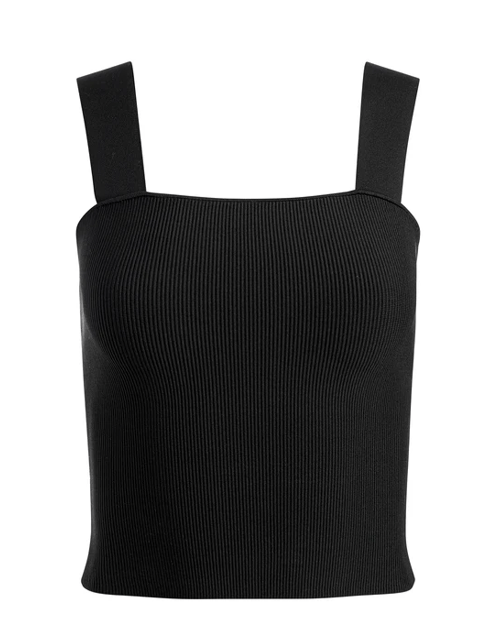 Black Torie Wide Strap Tank