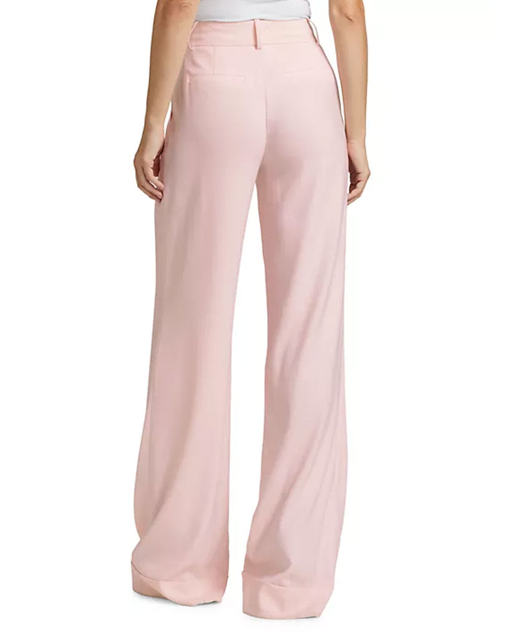 Pearl Blush Tomasa High-Rise Cuff Pant