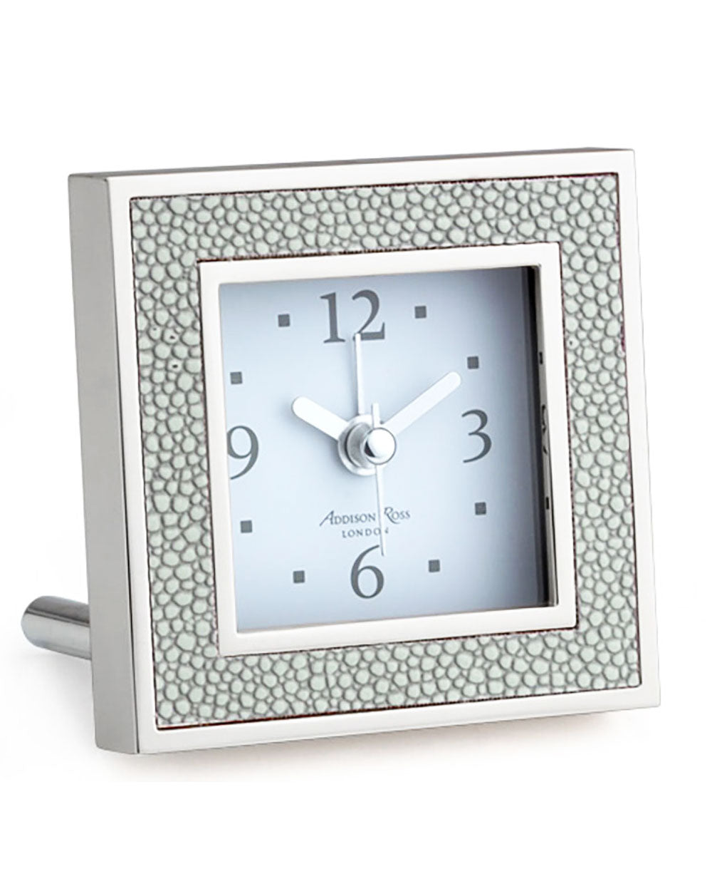 Grey Shagreen Clock