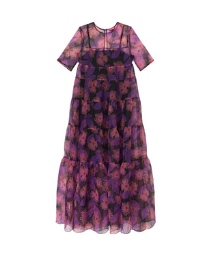 Acid Floral Hyacinth Dress
