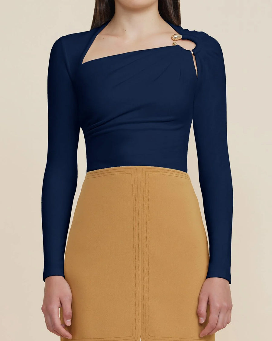 Navy Anderston Top