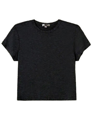 Charcoal Heather Adine Shrunken Tee