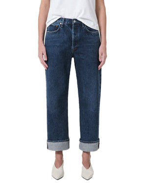 Fran Low Rise Straight Jean in Enamour