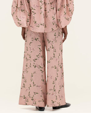 Pink Floral Catania Wisteria Pant