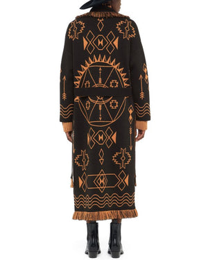 Black and Tamarind Mystic Gate Coat