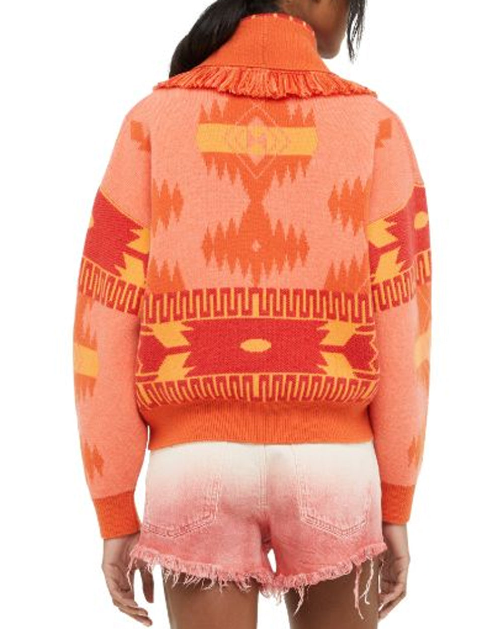 Papaya Sunset Icon Cardibomber Cardigan