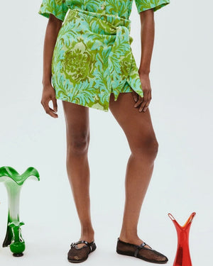 Green Melody Sarong Skirt
