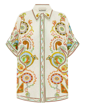 Multicolor Pinball Linen Shirt