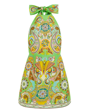Multicolor Pinball Mini Dress