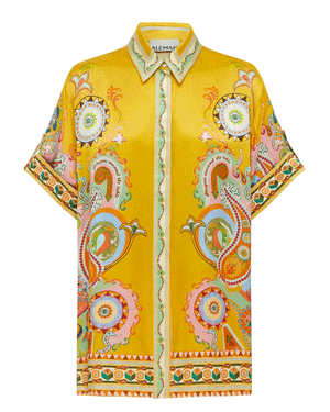 Multicolor Pinball Silk Shirt