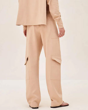 Camel Suede Emilion Pant