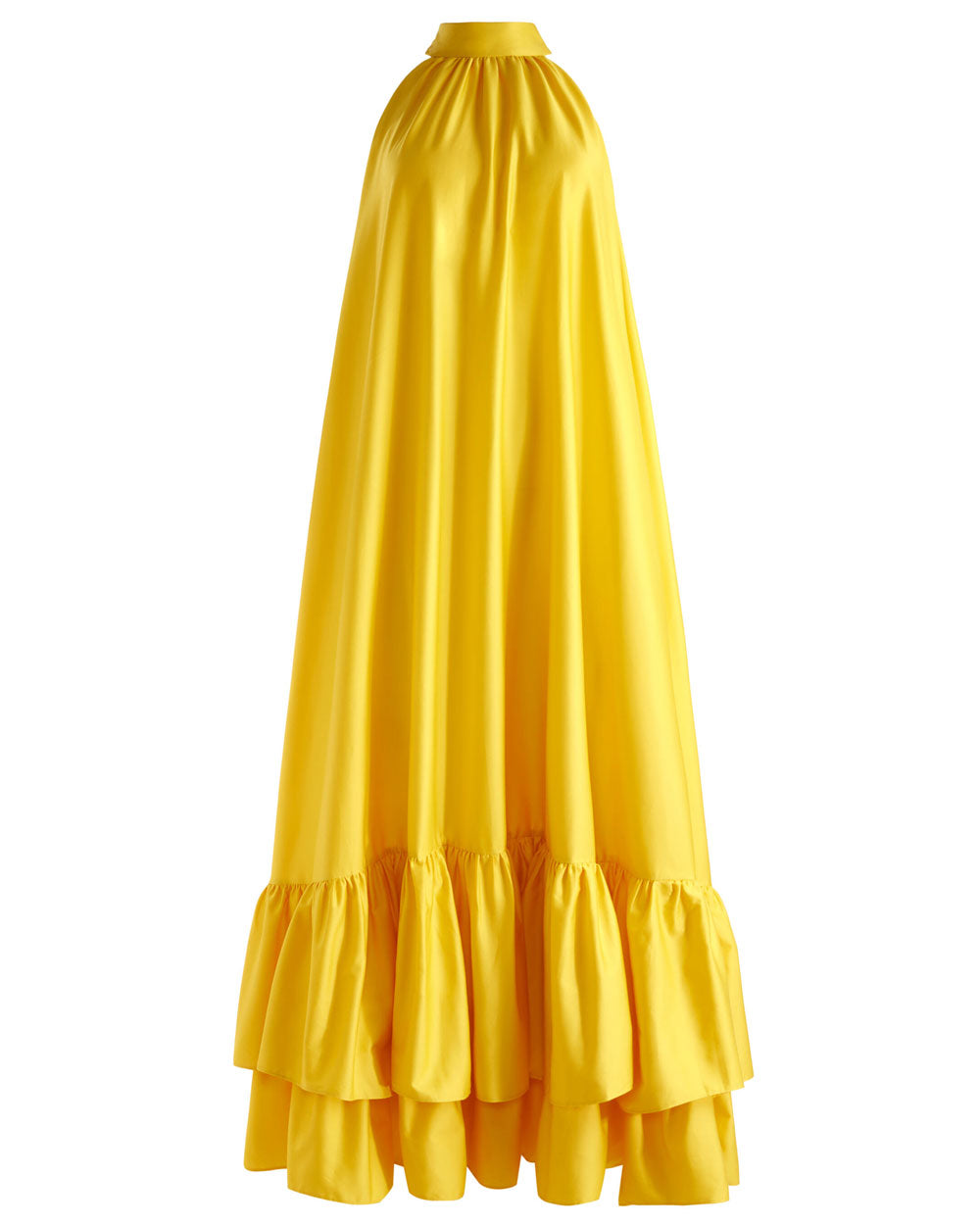 Golden Rod Jovie Halterneck Maxi Dress