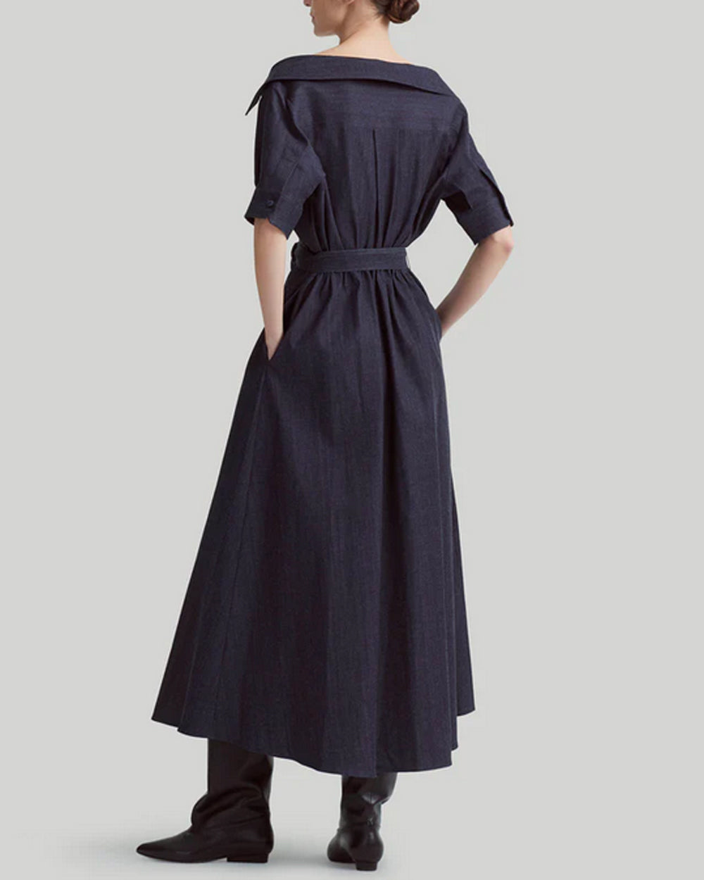 Berry Blue Denim Lydia Dress