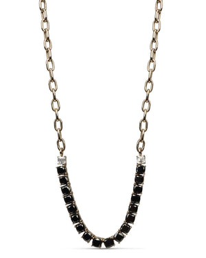 Black Diamond River Chain Necklace