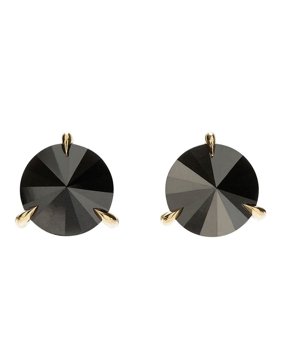 Black Diamond Stud Earrings