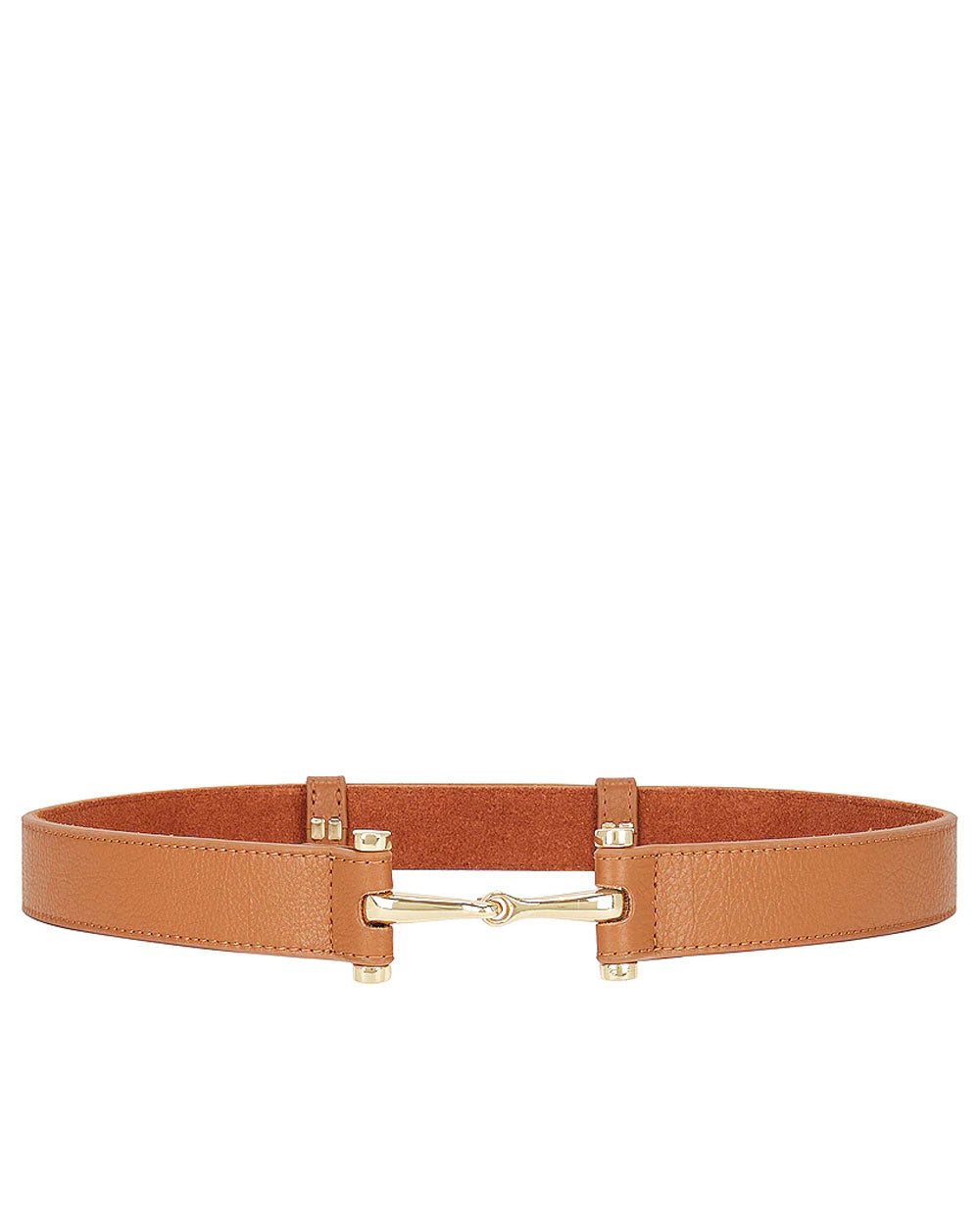 Toni Belt in Cuoio and Gold