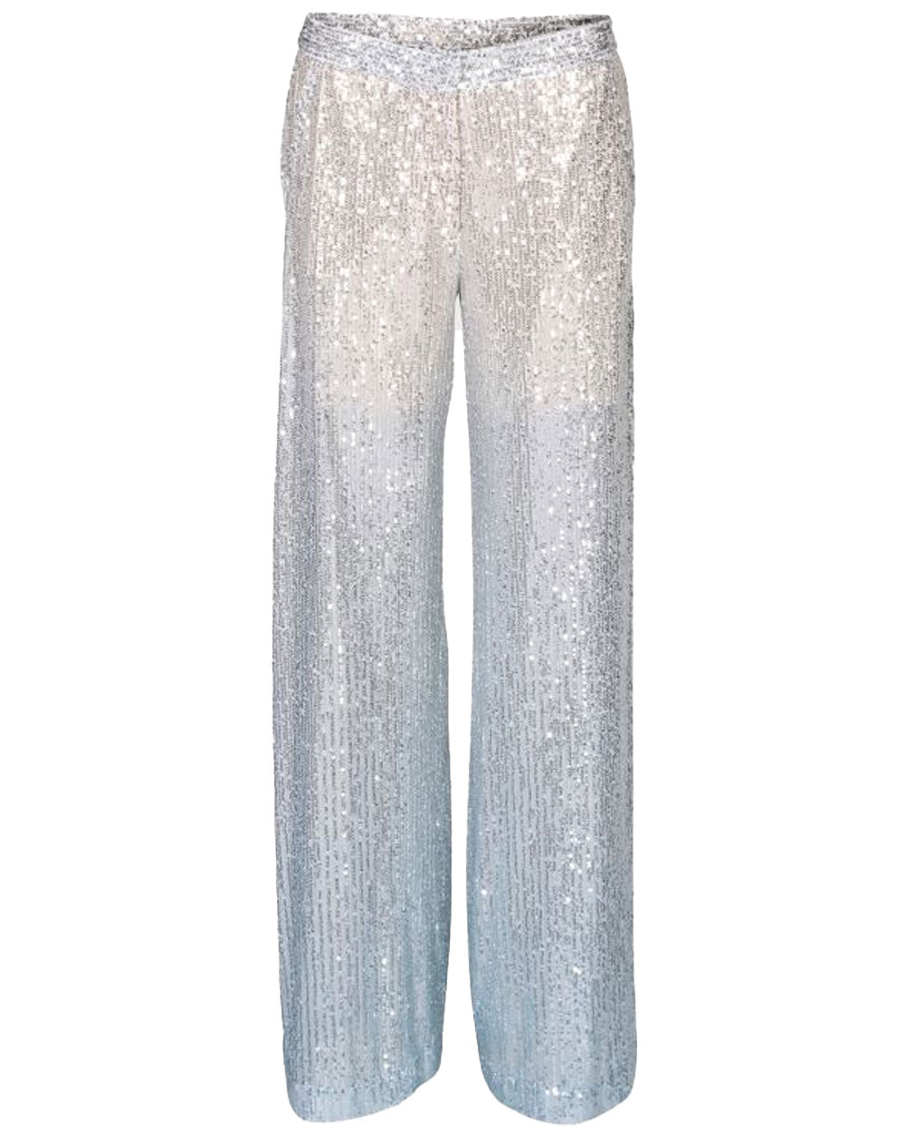 Light Blue Sequin Trousers