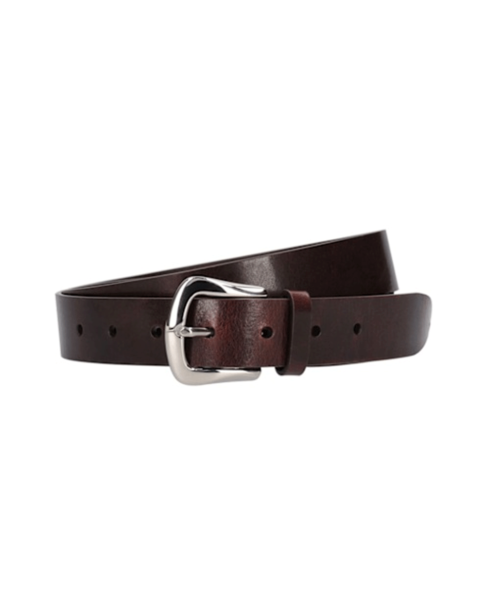 Dark Chocolate Leather Belt